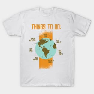 Save the planet - environment green T-Shirt